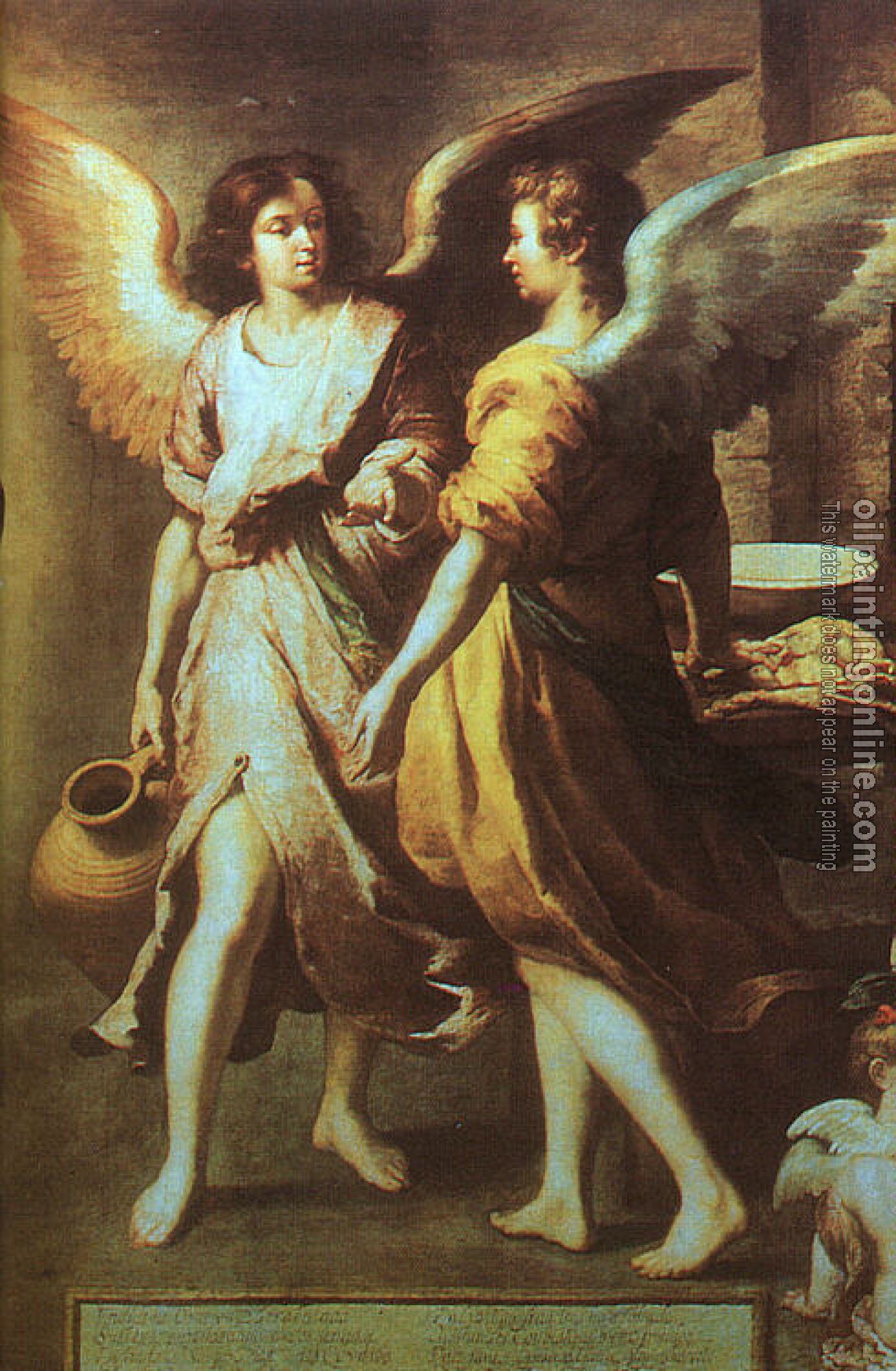 Murillo, Bartolome Esteban - The Angels  Kitchen